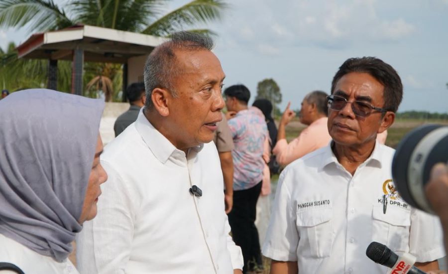 Saan Pastikan Dukungan DPR untuk Pembangunan Pertanian Banyuasin